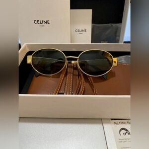 Celine Triomphe Metal Sunglasses